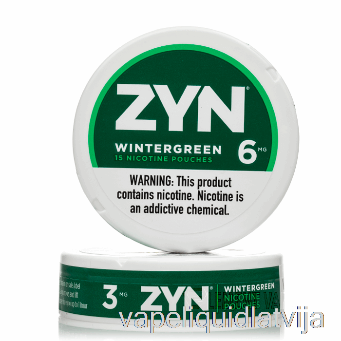 Zyn Nikotīna Maisiņi - Wintergreen 3mg (5-pack) Vape šķidrums